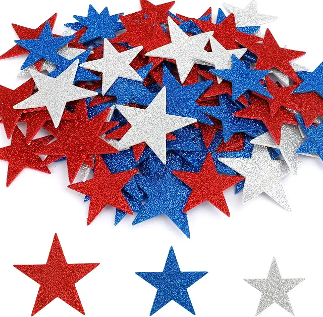 Patriotic Star Craft Stickers Kids