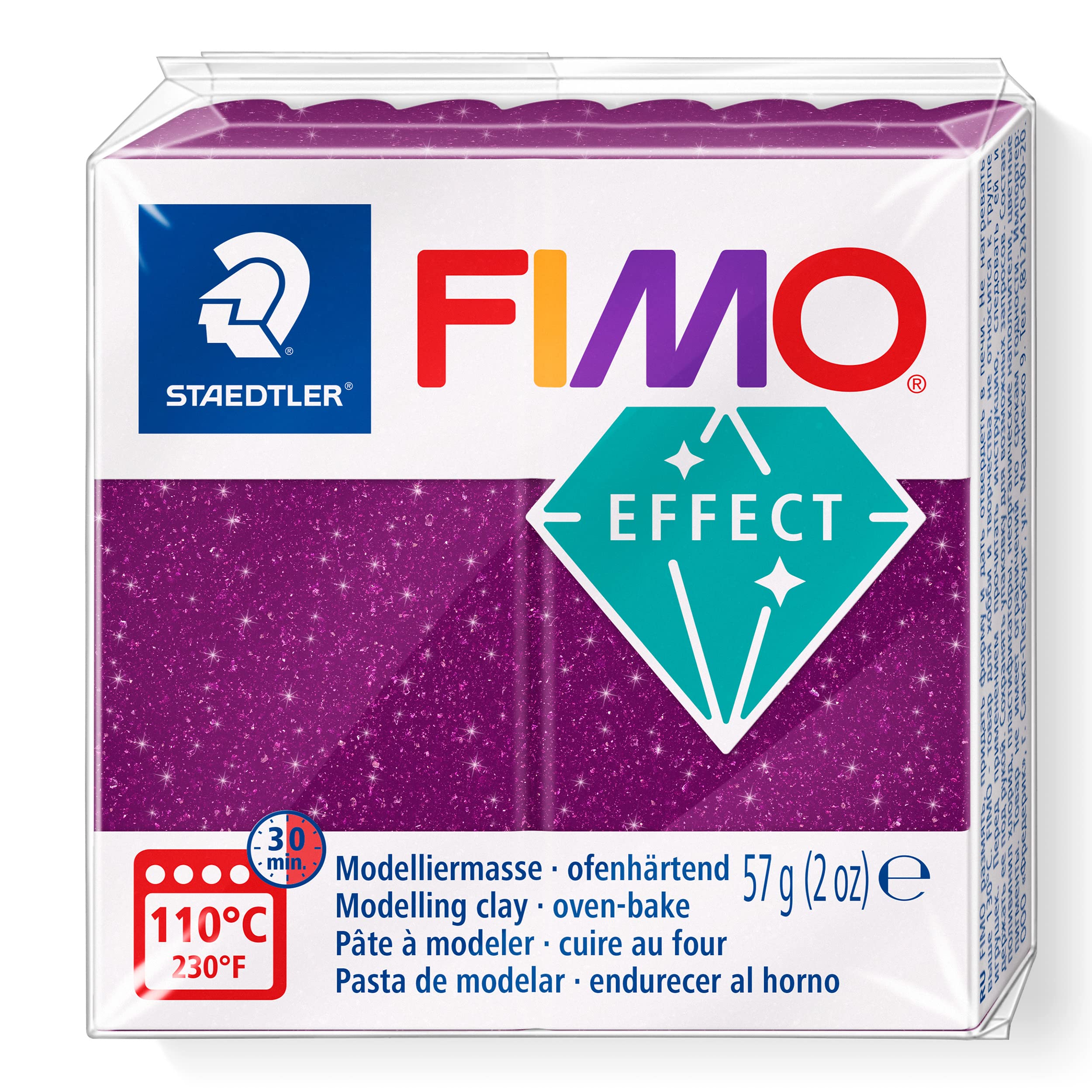 Fimo Purple Effect Galaxy Modelling Clay 57G
