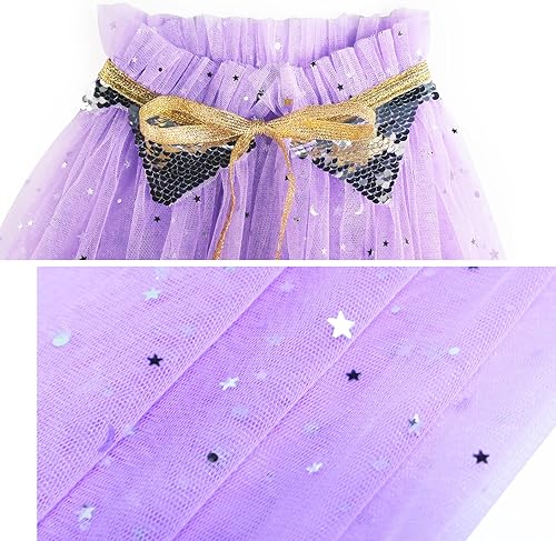 Miniatura 4 de Esvaiy Capa de vestir de princesa para niñas, disfraces de Halloween, Navidad, cumpleaños, juguetes, regalos de 3, 4, 5, 6, 7 años