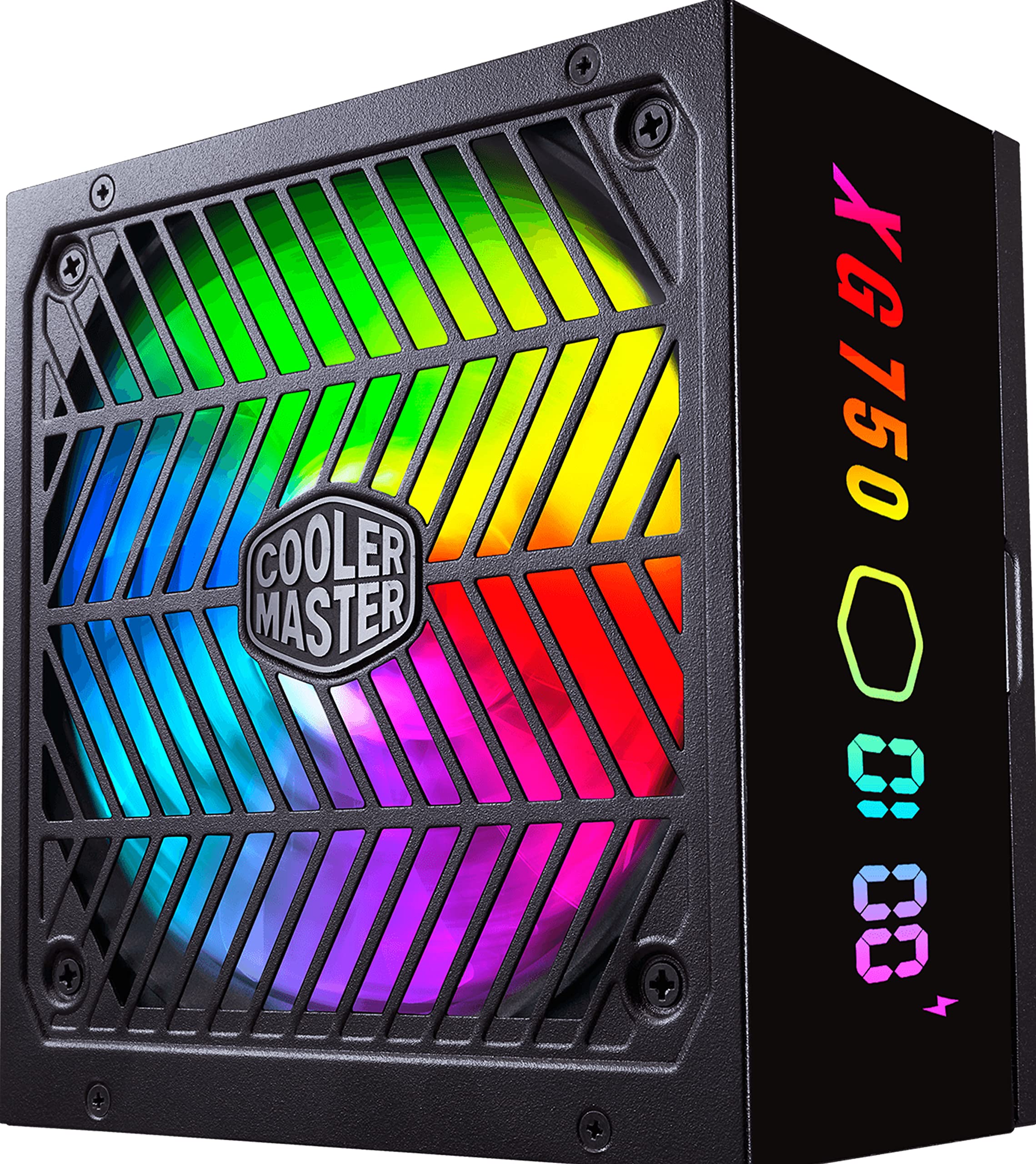 Alimentation PC 80 Plus Platinum Cooler Master XG750 Plus avec écran ARGB