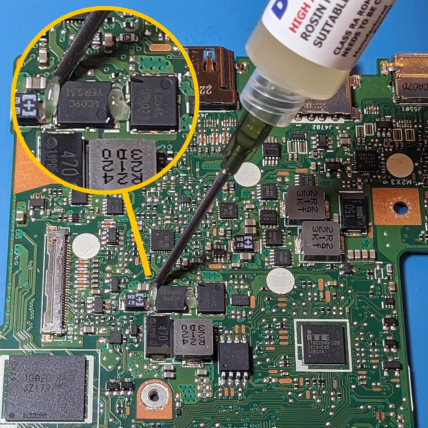 FA241 High Active Soldering Flux for Electronics PCBs and Plumbing. Paste Gel ROM1 in 10g Syringe for Repair and Soldering Printed Circuit Boards and Copper Pipes.