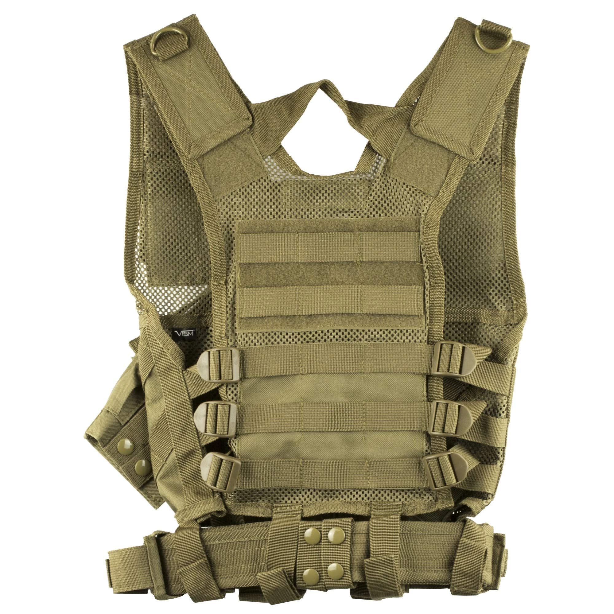 Gilet Tactique Militaire D'extérieur, Gilet de Combat de Camouflage Réglable en Nylon, Jeu de Terrain CS, Gilet Tempête Modulaire, équipement de Protection D'entraînement de Paintball de Combat pour A