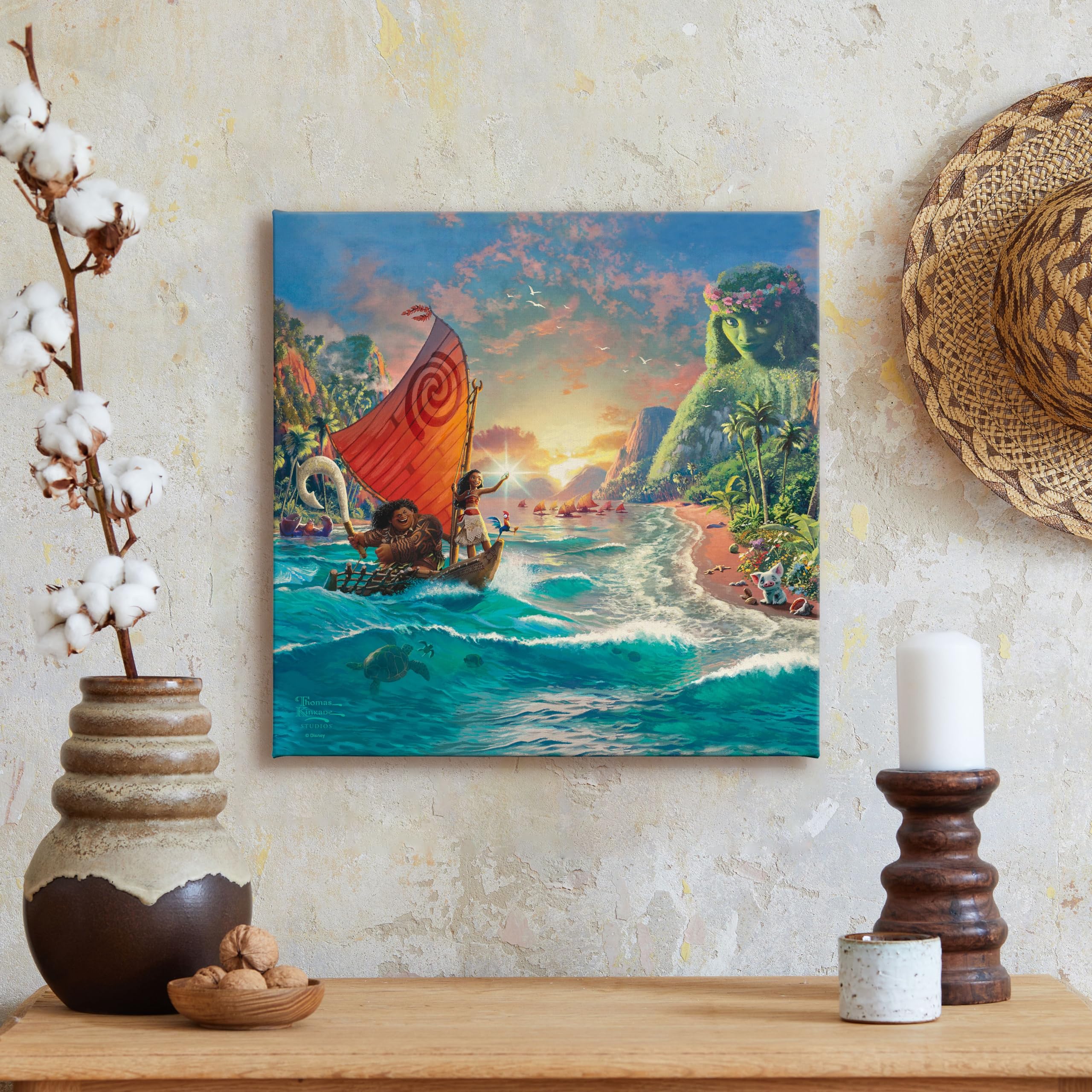 モアナたんページ Amazon.com: Thomas Kinkade Disney Moana 14