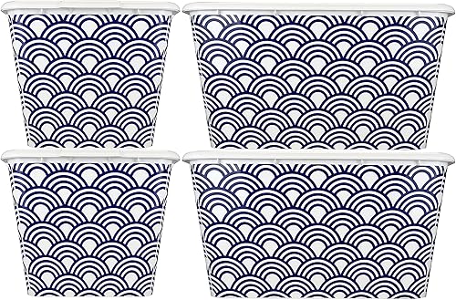 Miniatura 1 de SIMPLYKLEEN Paquete de 4 bolsas de almacenamiento con tapa, contenedores de almacenamiento de 14.5 galones (58 cuartos de galón), contenedor