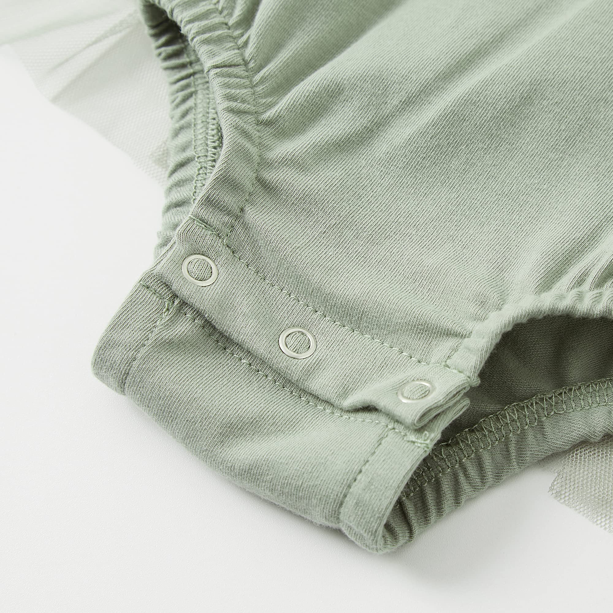 Body unisex de manga corta de algodón orgánico para recién nacidos, bebés y niños pequeños