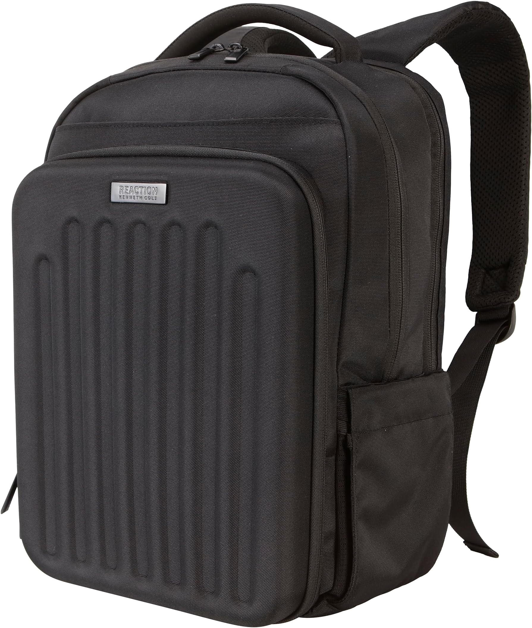 The Venturer 17" Polyester Tech Travel Backpack for Work, Black