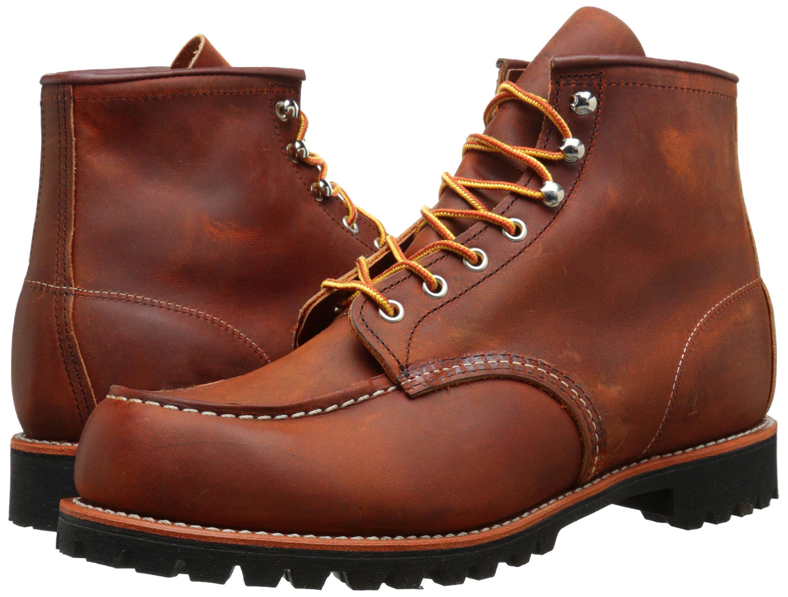 Red Wing Heritage Roughneck Bota masculina com cadarço, Cobre
