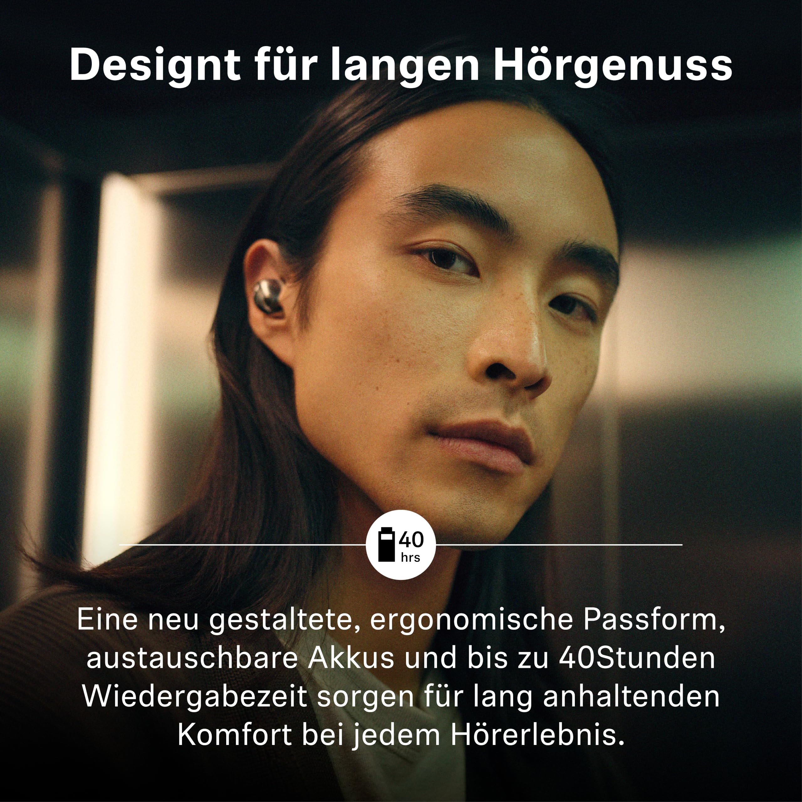 Sennheiser Momentum True Wireless 5 Bluetooth-Kopfhörer, 40 Stunden Akkulaufzeit, ANC