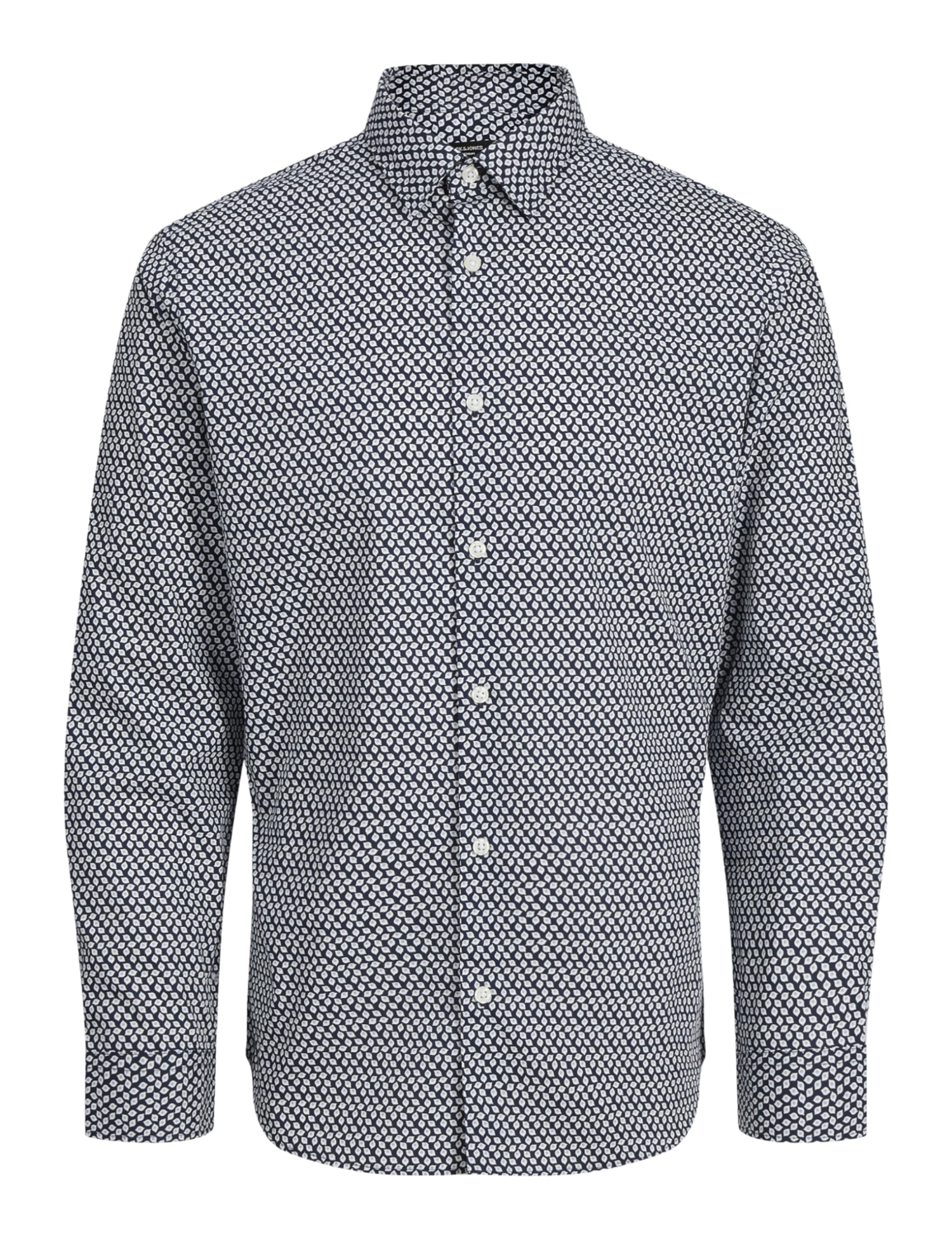 JACK & JONES Male Shirt Slim Fit Shirt, Sky Captain, M
