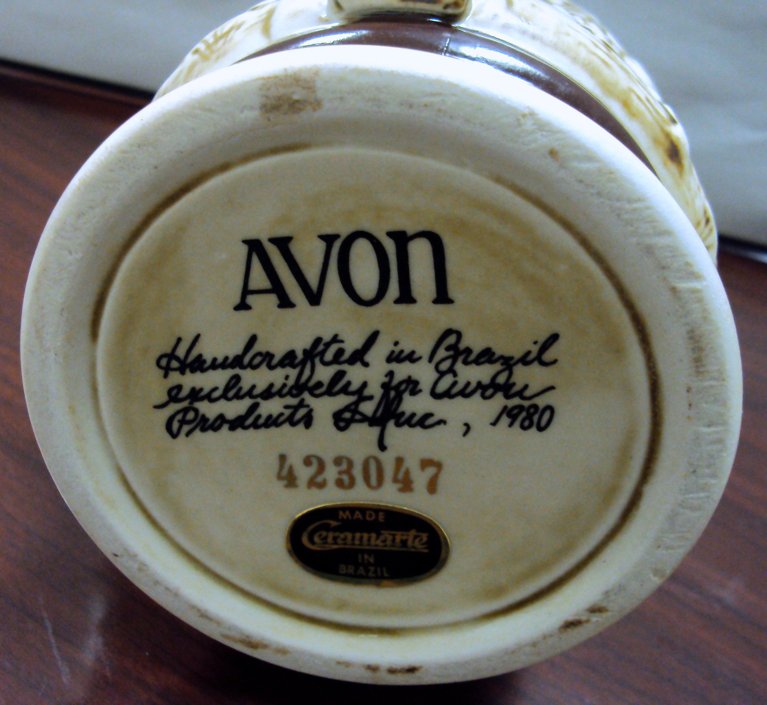 Amazon.com | Avon Cattle Drive Stein. 1980 (Ceramarte): Beer Mugs