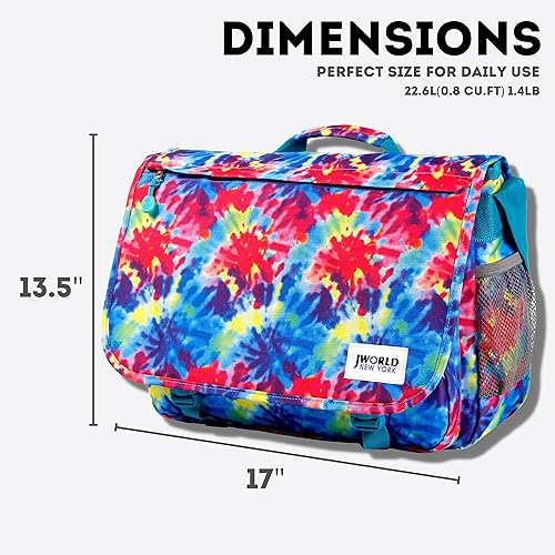 Miniatura 8 de J World New York Thomas - Bolsa de mensajero para computadora portátil para mujeres y hombres, bolsa de libros para niños