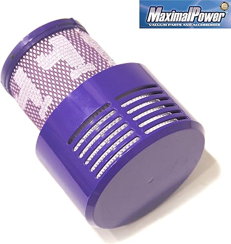 Miniatura 3 de MaximalPower Filtro de repuesto lavable y reutilizable para aspiradoras Dyson V10 Cyclone & Animal Series (1 paquete + cepillo)
