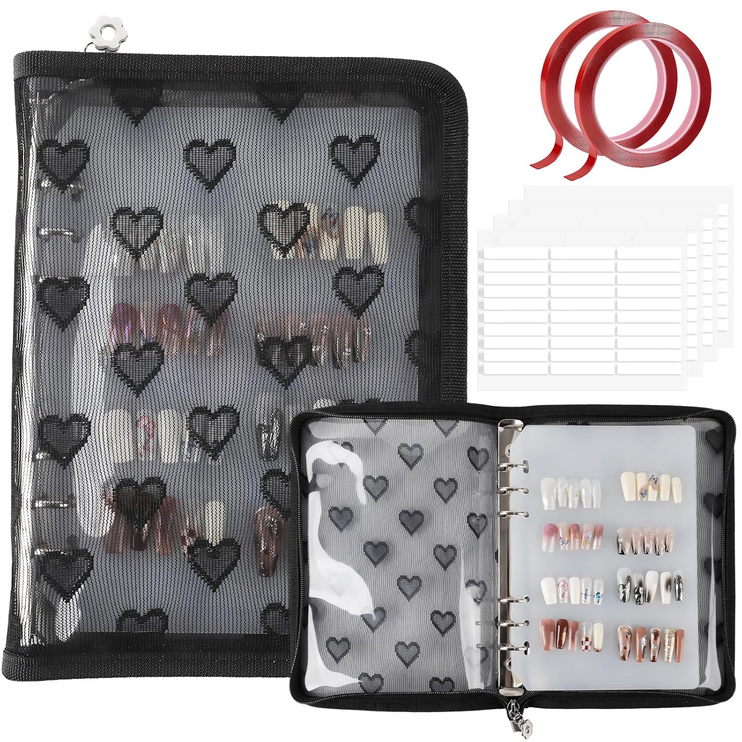 Press On Nail Storage Organizer - A5 Size Display Book