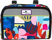 Vista 1 de Po Campo Bolsa de bicicleta para niños – Bolsa de manillar de bicicleta con marco frontal – Cesta de bicicleta de tela – Bolsa impermeable