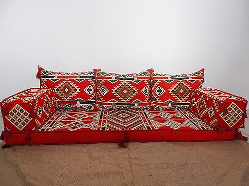 Miniatura 2 de Floor Seating Sofa, Floor Cushions, Arabic Seating, Arabic Cushions, Floor Sofa, Oriental Seating, Arabic Majlis Sofa