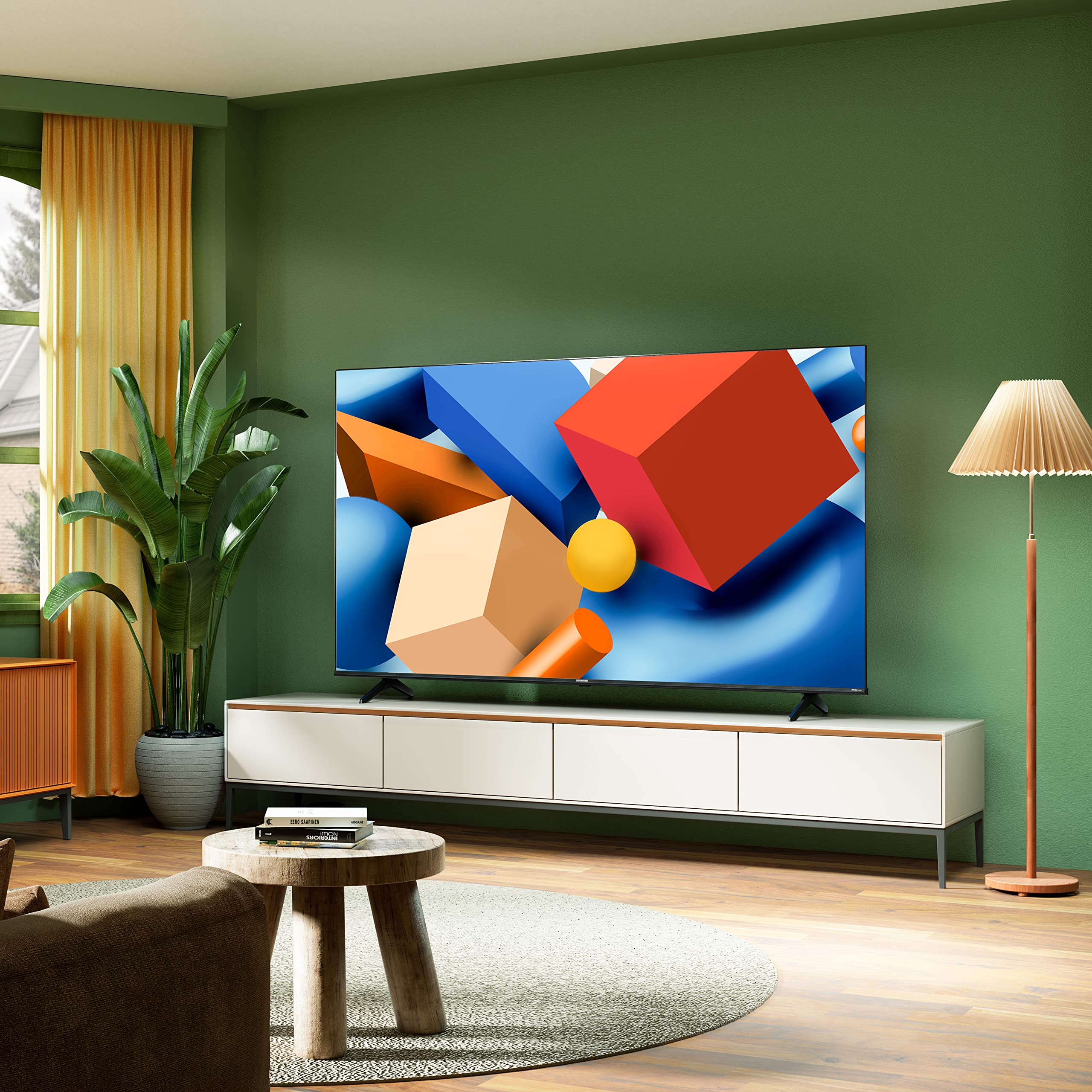 Hisense Telewizor 50E6KT 127 cm (50 cali), 4K UHD, LED, Smart TV, HDR, Dolby Vision, Triple Tuner DVB-C/S/S2/T/T2, WiFi, Bluetooth, Alexa Built-In, Hotel Mode [2023], czarny