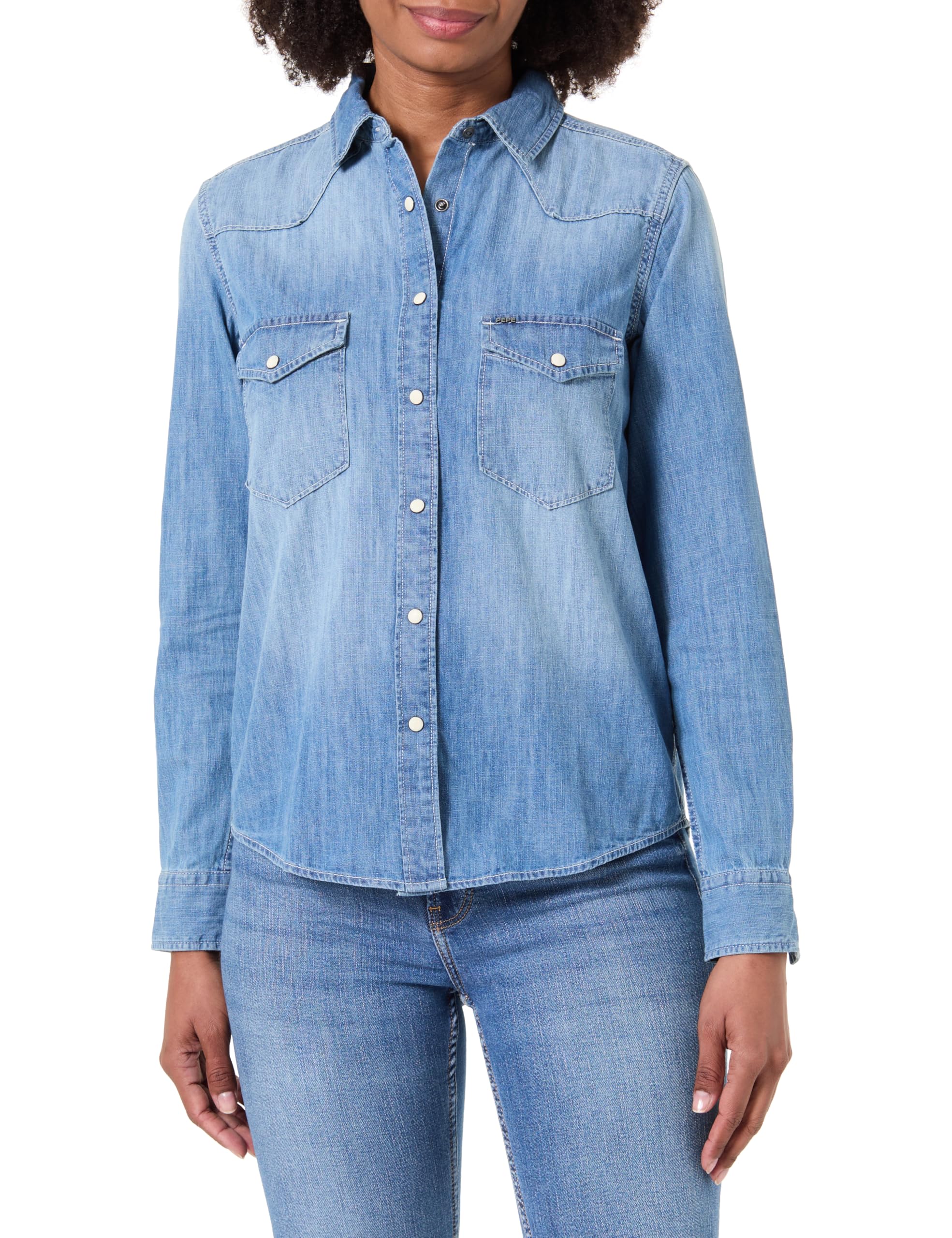 Pepe Jeans W Denim Shirt Camicia Donna