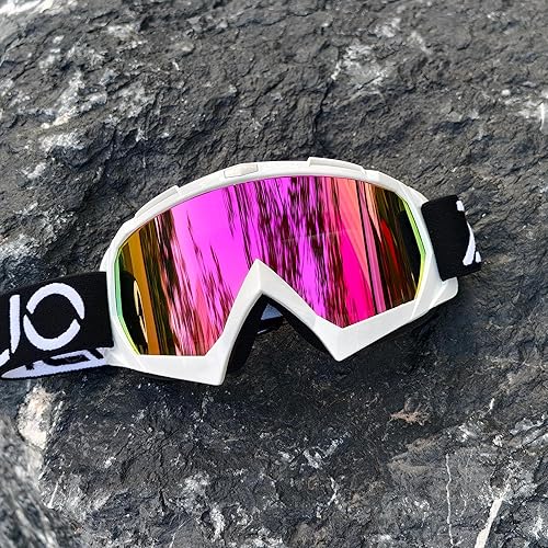 Miniatura 7 de Gafas de motocross para motocicleta, ATV, todoterreno, motocross, carreras, MX UTV, resistentes al viento, a prueba de polvo, resistentes a los