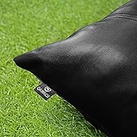 Vista 5 de Funda de almohada de piel de cordero – silla, cama, diván, funda de cojín para sofá, fundas decorativas para sala de estar y dormitorio, 14 x 14