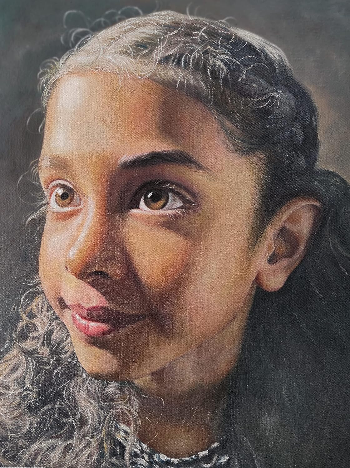 Custom portrait painting from photo, Hand Painted with oil on canvas, Personalized Art works for Birthday, Wedding, Anniversary, Unique and Original.