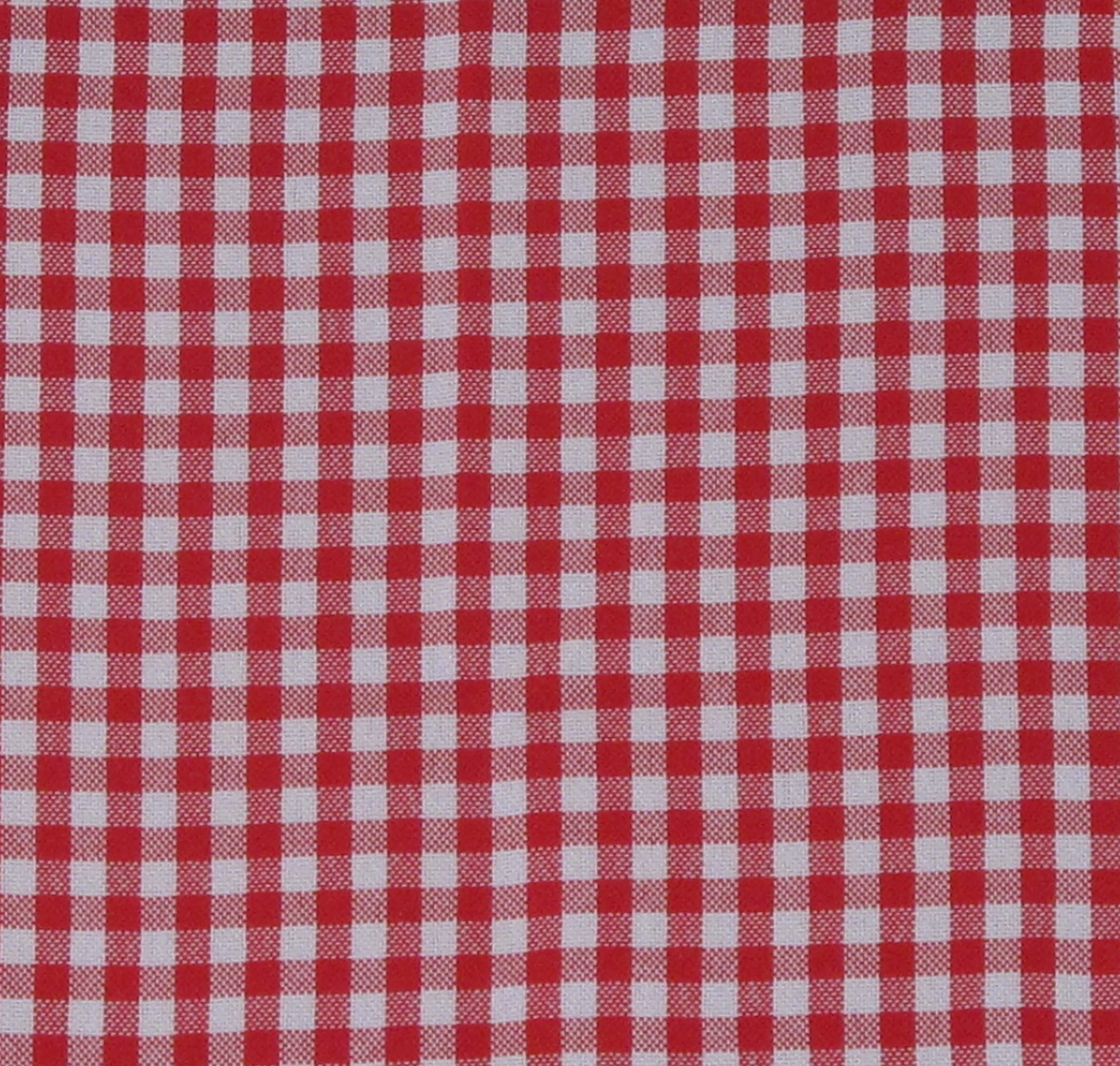 Gingham Pattern Cloth Liner - Red