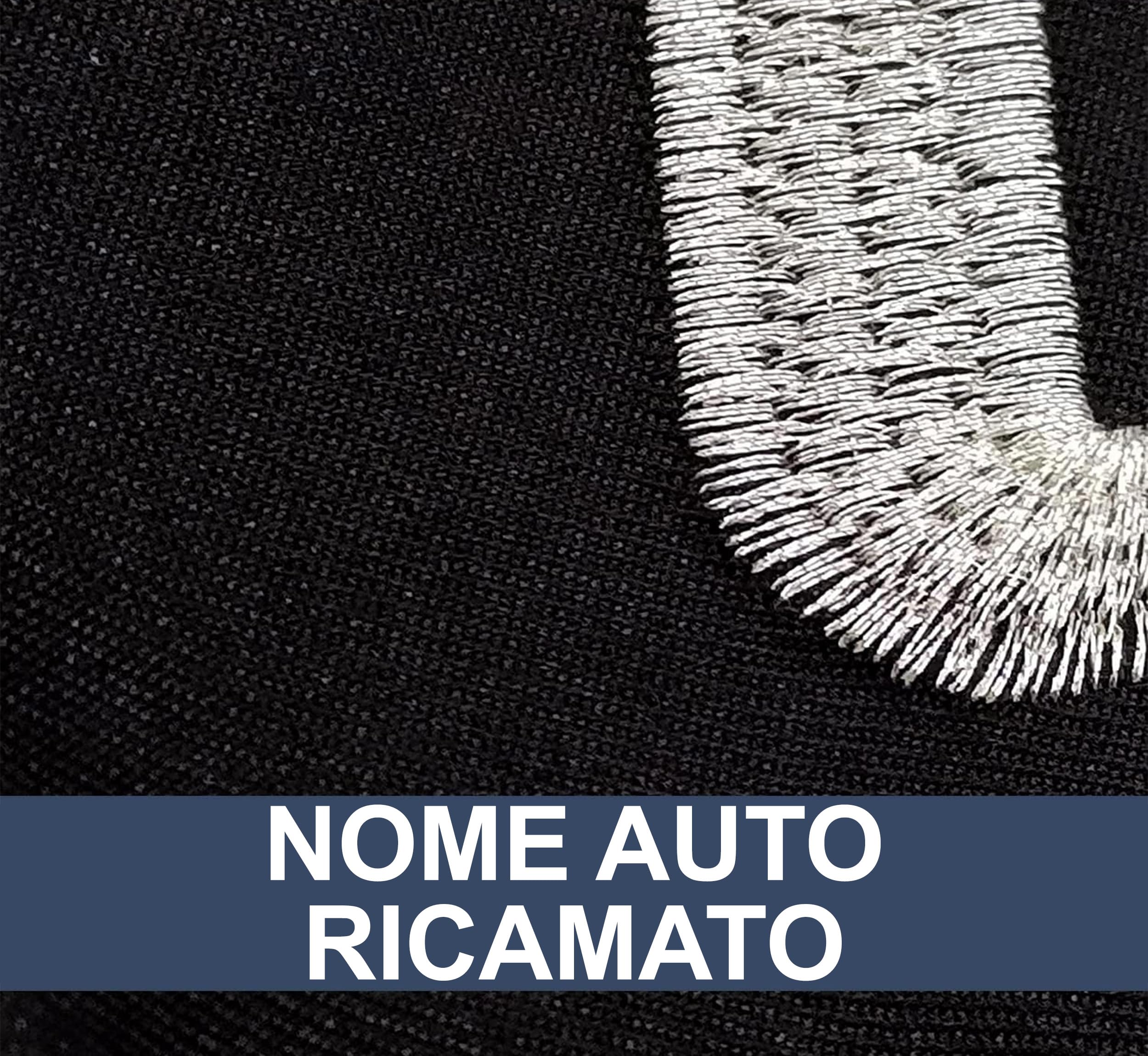 Auto Accessori Lupex - Housses de siège Auto, compatibles Housses de siège Auto pour KA, Noir Jaune, Made in Italy, Avant et arrière, Tissu Polyester, Housses intérieures de Voiture