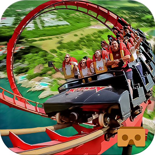 VR New Year Roller Coaster Fun