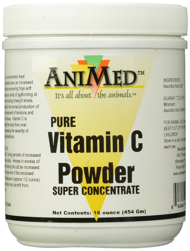 Suplemento de Vitamina C para Cavalos ANIMED Vitamin C Pure, 454 g