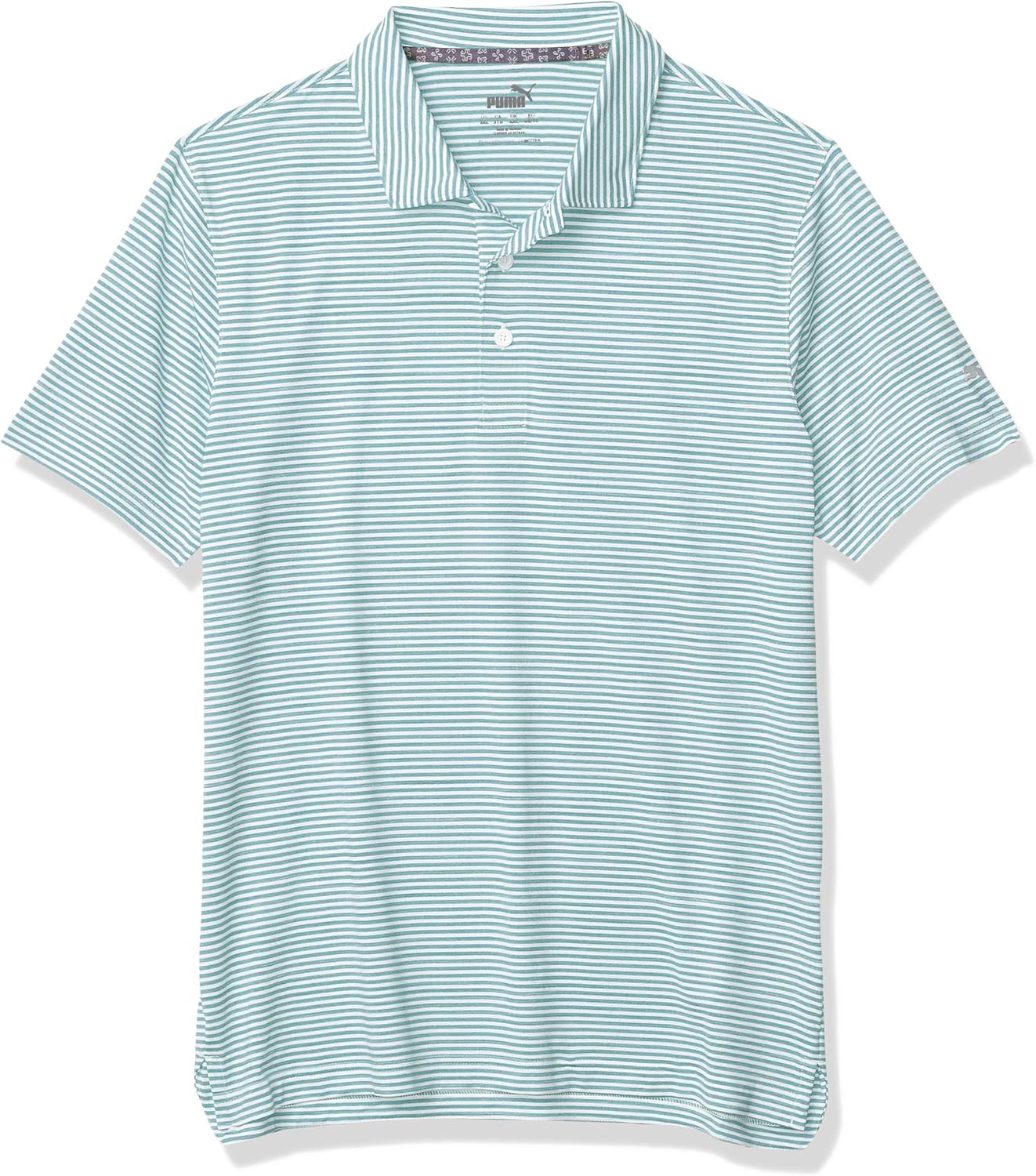 PUMA Mens Golf Men's 2019 Caddie Stripe Polo