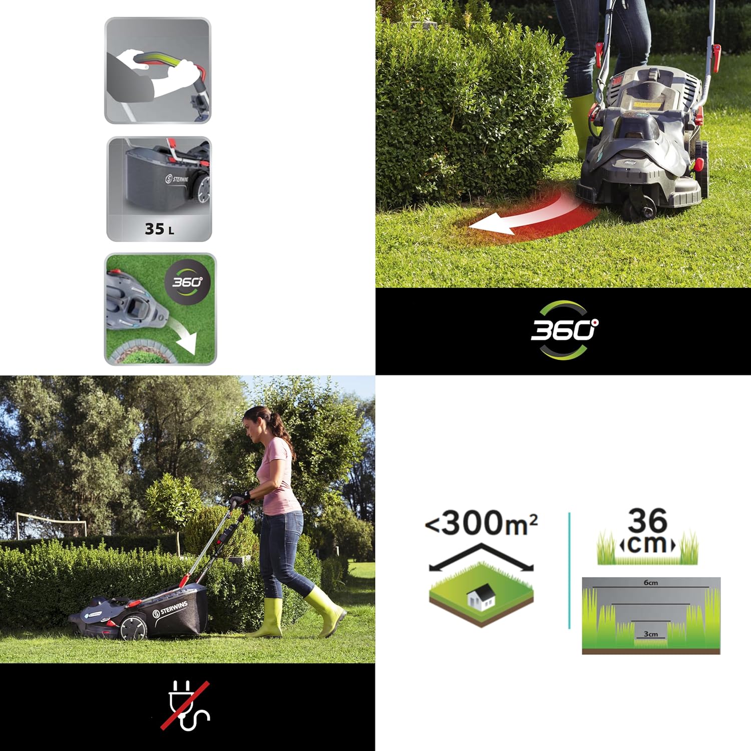 Lawnmower Maneuverability and Features