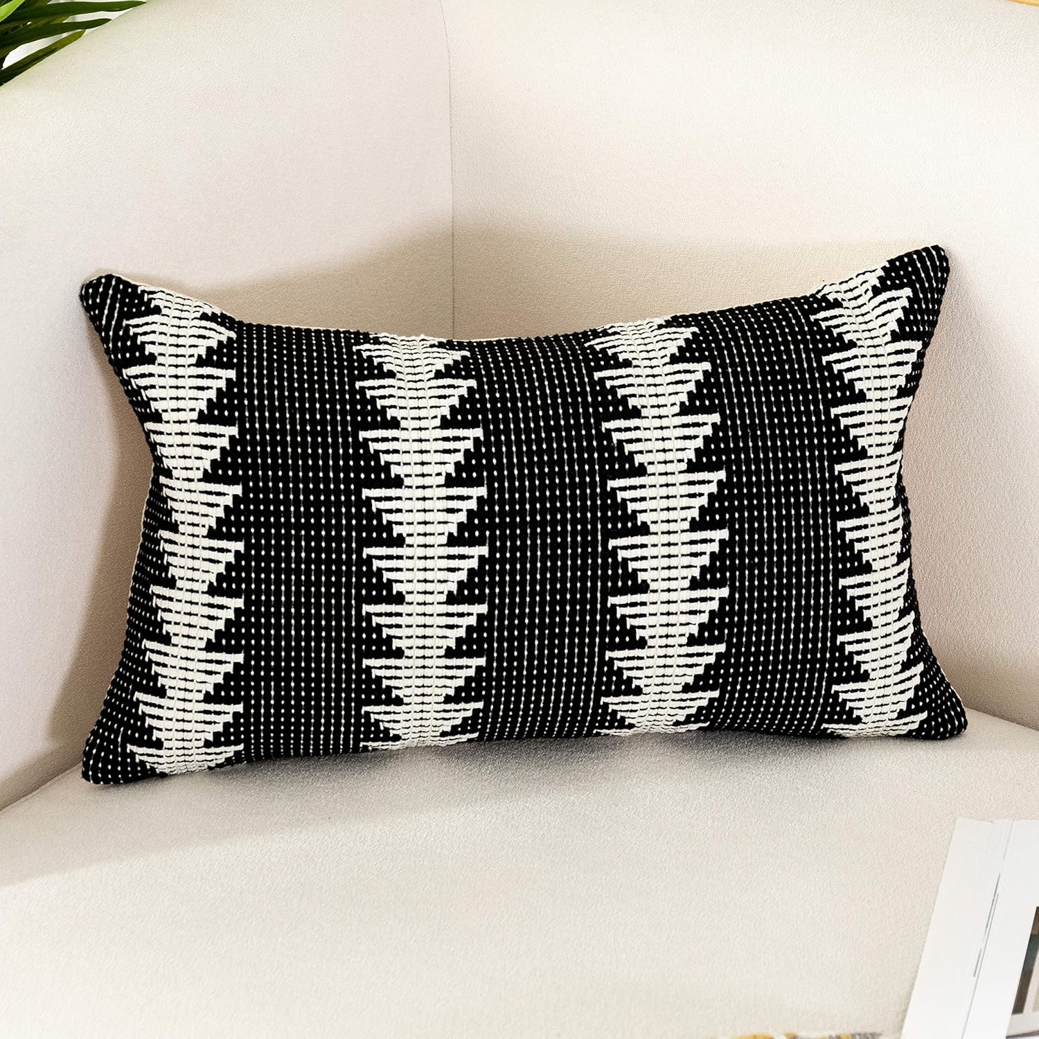 white lumbar throw pillows