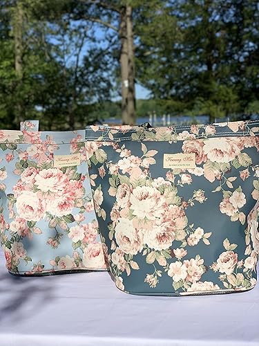 Miniatura 7 de Kwang Min Floral Penoy - Organizador de malla para ducha de playa, secado al aire, tela a prueba de agua, ligero, fácil de limpiar, organizador