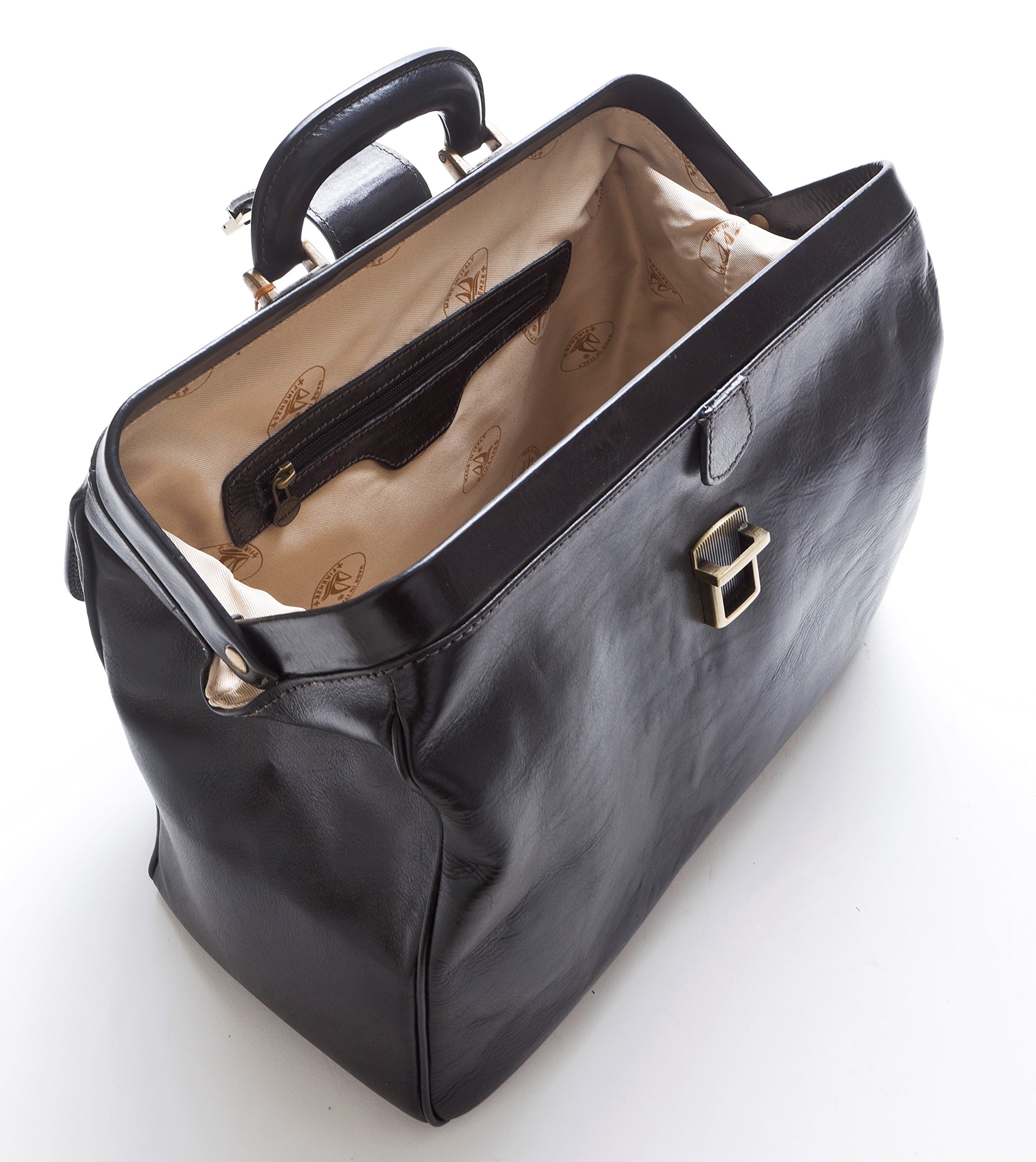 D&D - Sacoches médicaux en cuir véritable anglais Man – D&D0203 Bicolor – Fabriqué en Italie