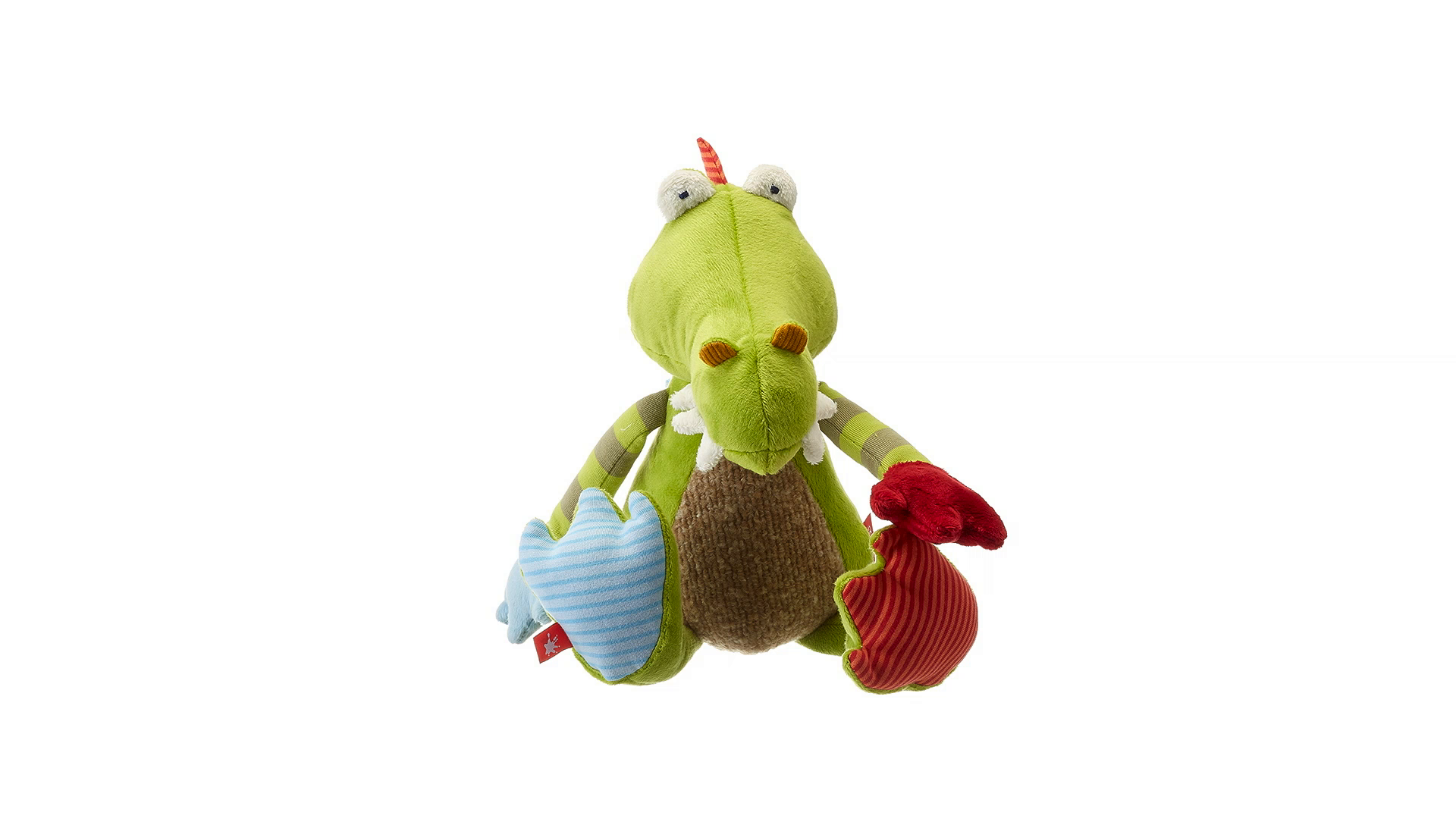 SIGIKID 38711 Drache Patchwork Sweety Mädchen und Jungen Kuscheltier empfohlen ab Geburt mehrfarbig, STK – Bild 8