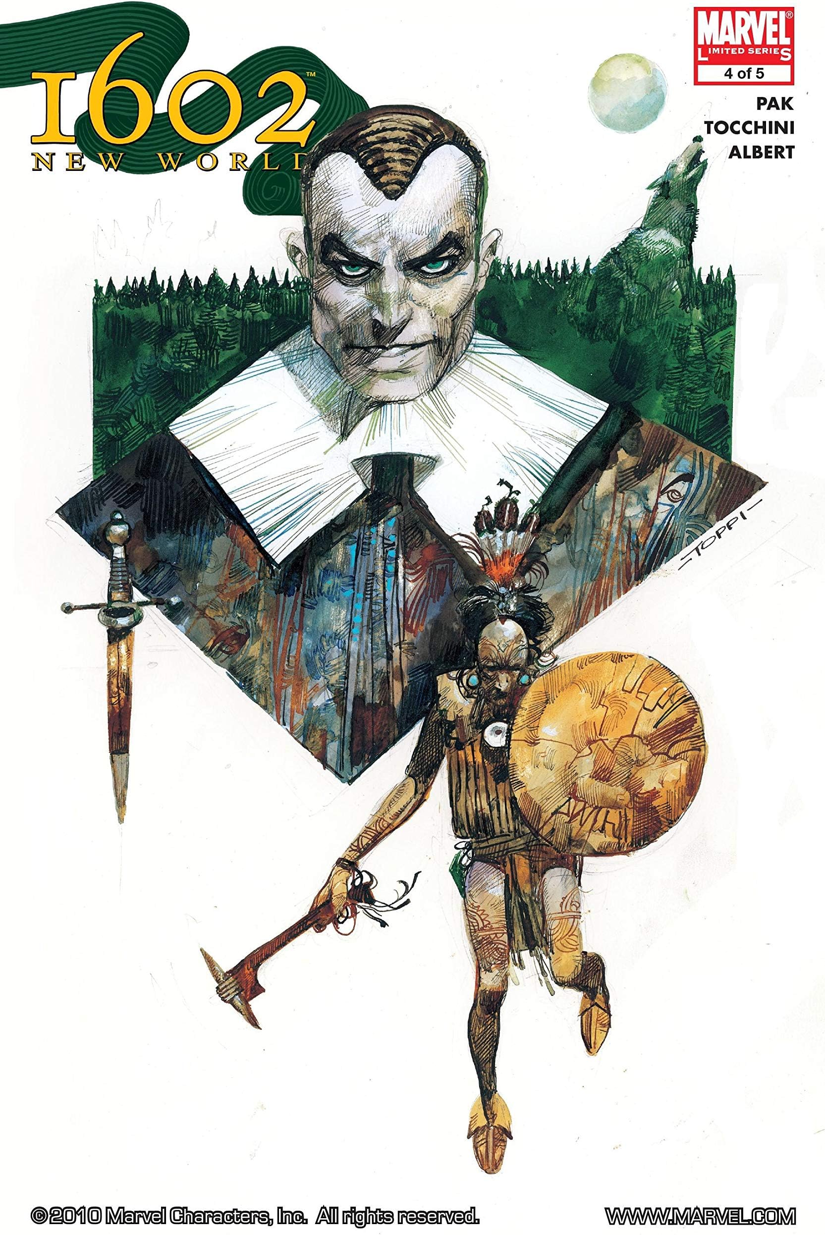 Marvel 1602 #4: New World (Marvel 1602: The New World)