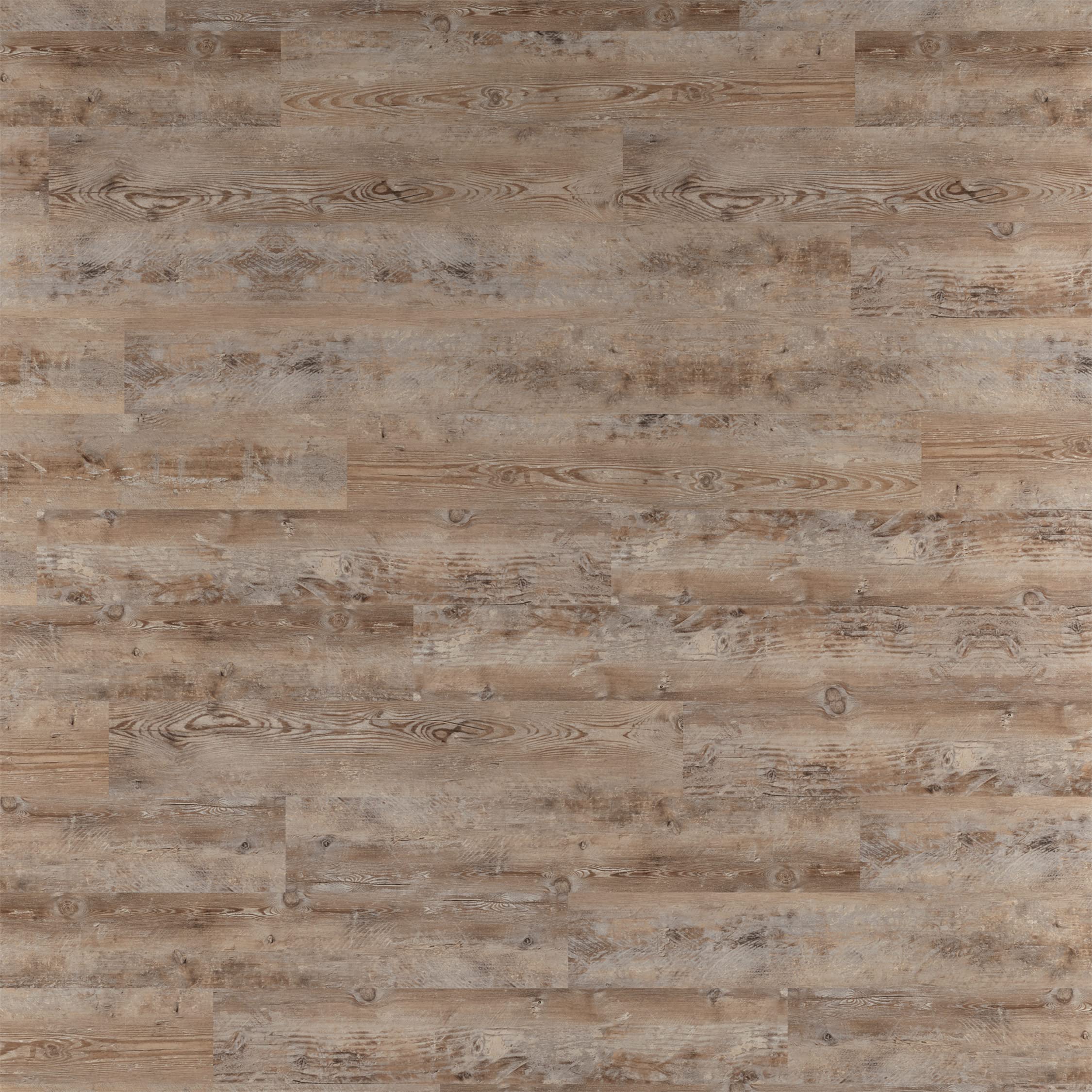 ARTENS - PVC Bodenbelag - Selbstklebende Vinyl-Dielen Tambo - Vinylboden - Medio - Holzeffekt - Braun/Grau - L.91,44 cm x B.15,24 cm - Dicke 2 mm - 2,23 m²/ 16 Dielen - Belastungsklasse 21