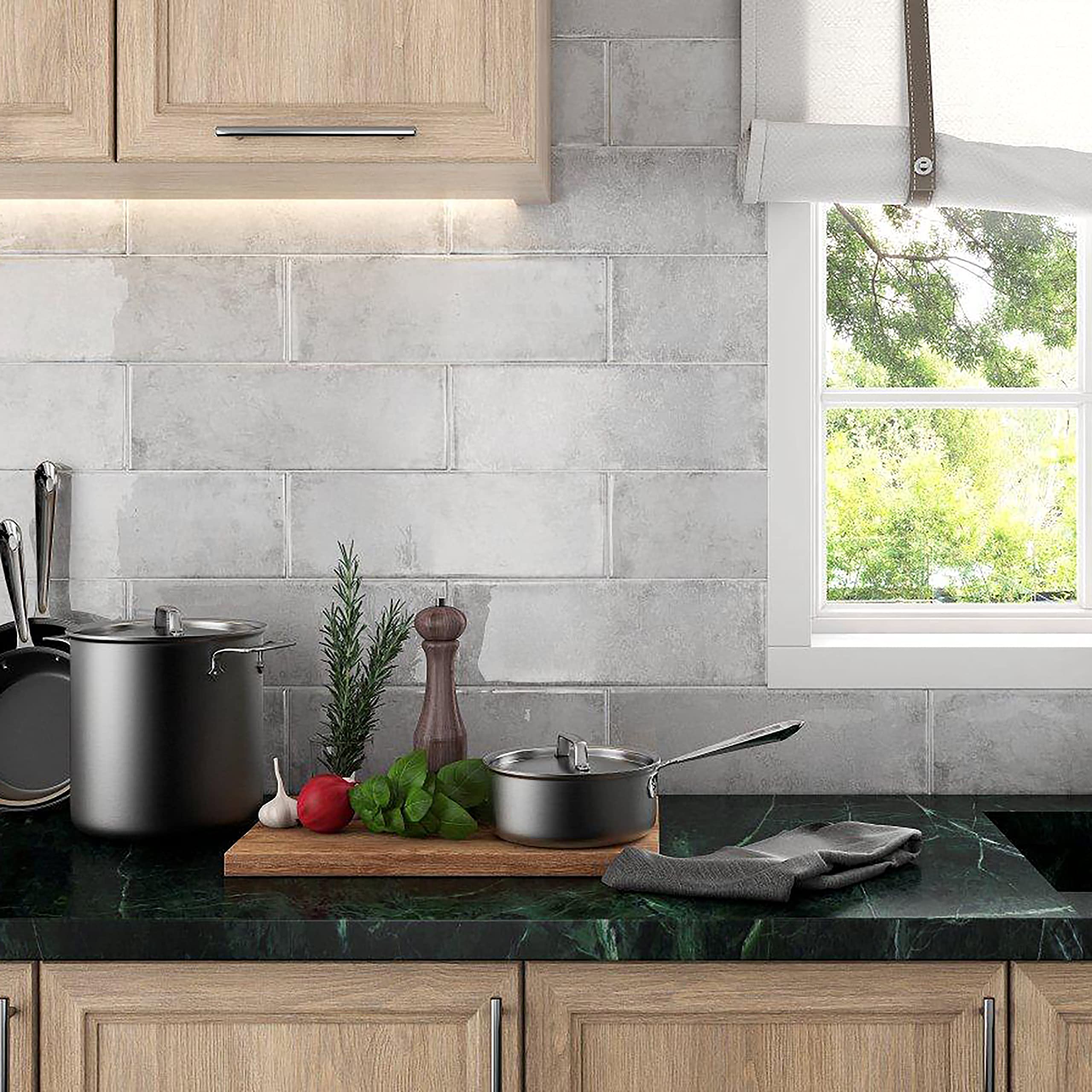 Country Living Artisan Stone Blue Ceramic Wall Tile 75 X, 46 OFF