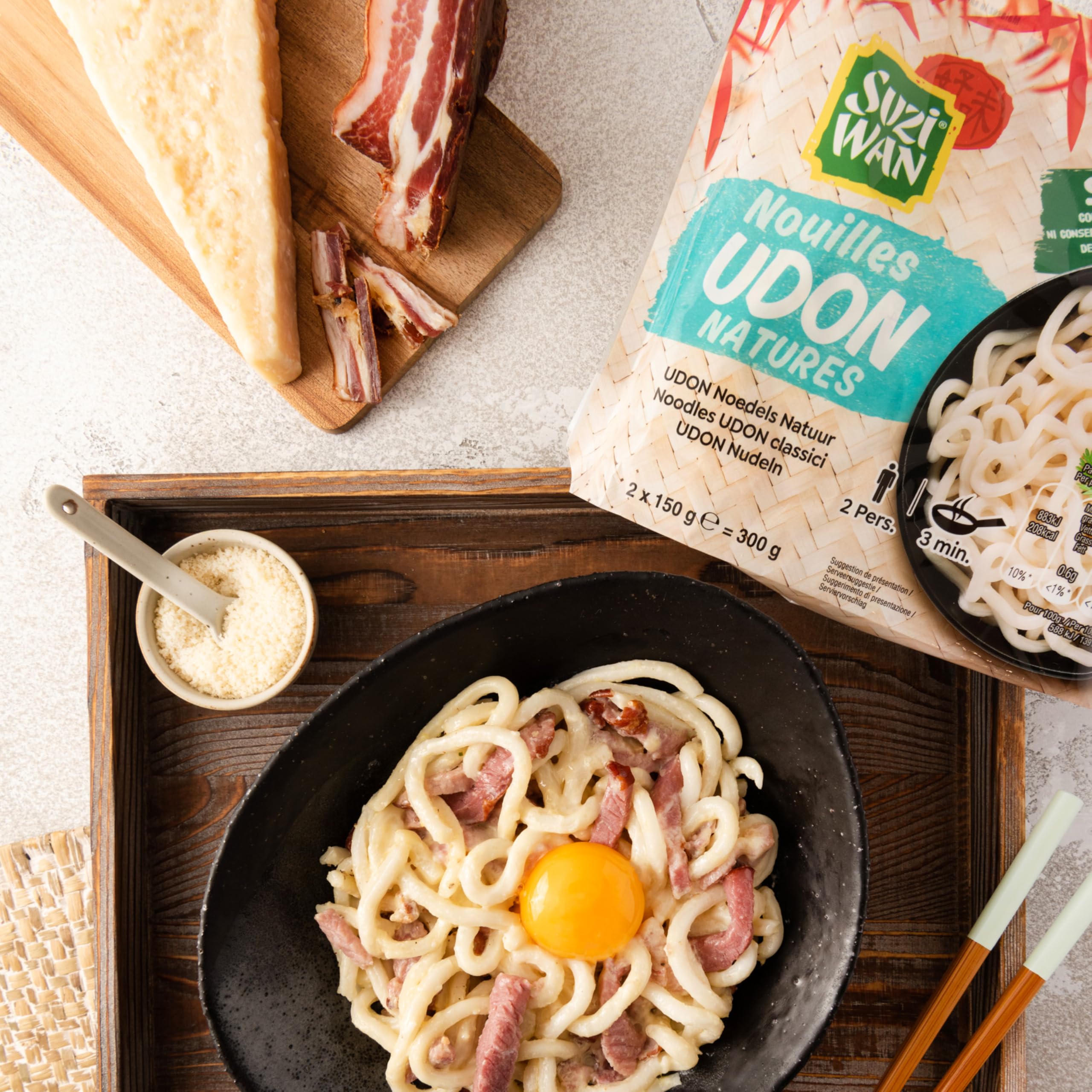 Suzi Wan Fideos para Wok Udon 2 x 150 g