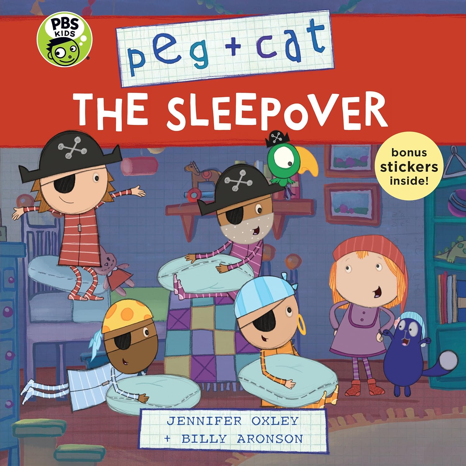 Peg + Cat The Sleepover Oxley, Jennifer, Aronson, Billy Amazon.ca