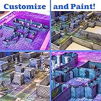 Vista 7 de Dirt Cheap Dungeons - Squire Dungeon Set Modular & Customizable Injection-Molded for Superior Durability TTRPG Accessories for D&D