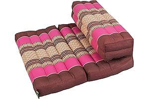 GABUR Kapok Dreams 2-in-1 Thai Mattress, Zafu Cushion Foldable Meditation Yoga Seat Cushion