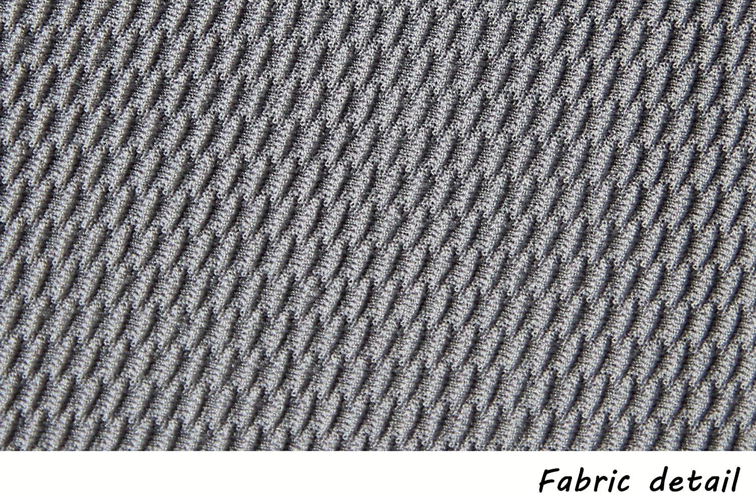 Scuba Knit Fabric Chair Covers Hotel Party Stretch Chair Cap Dining Chair Slipcover (2, Gray Honeycomb)