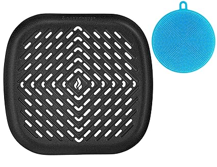 Air Fryer Grill Pan Accessory Compatible with Cosori, Gowise, Phillips, Dash, Bella, Chefman, Paula Deen, BCP, Secura +More