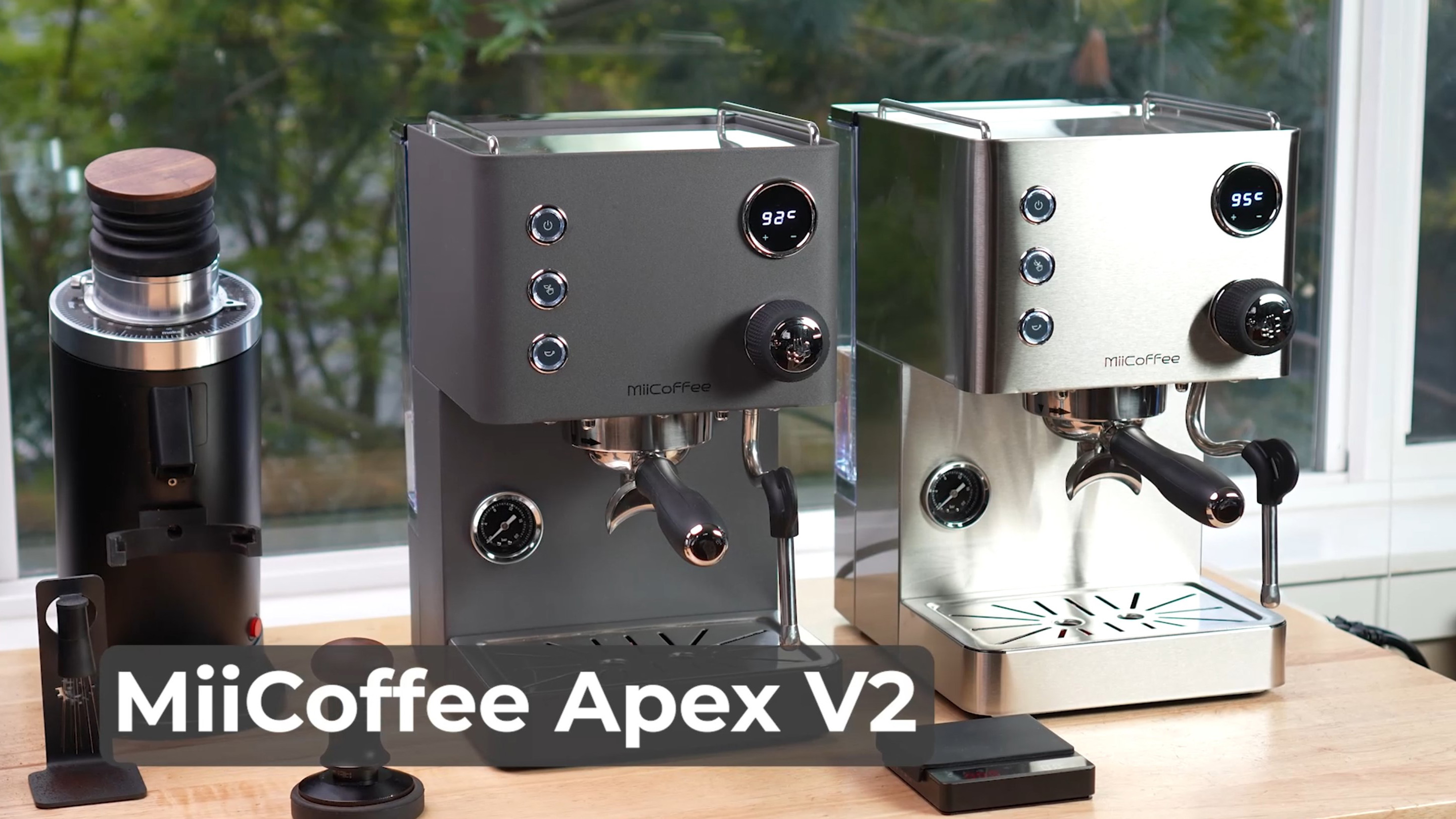 MiiCoffee Apex Máquina de café expresso V2 (cinza) | Amazon.com.br