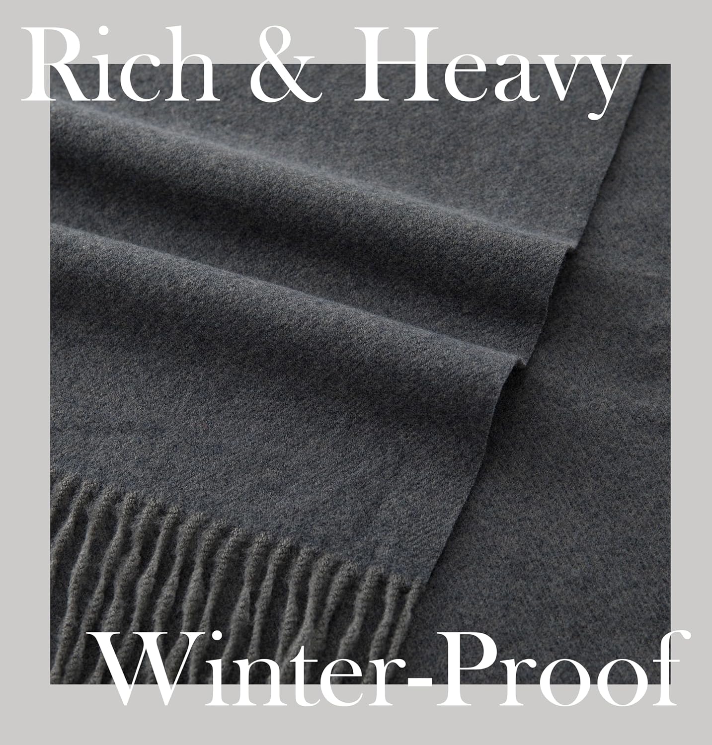 CALVIN & OLIVIA Lightweight Ultra-Soft Scarf - Perfect Holiday Gift for Men & Women - Image 4