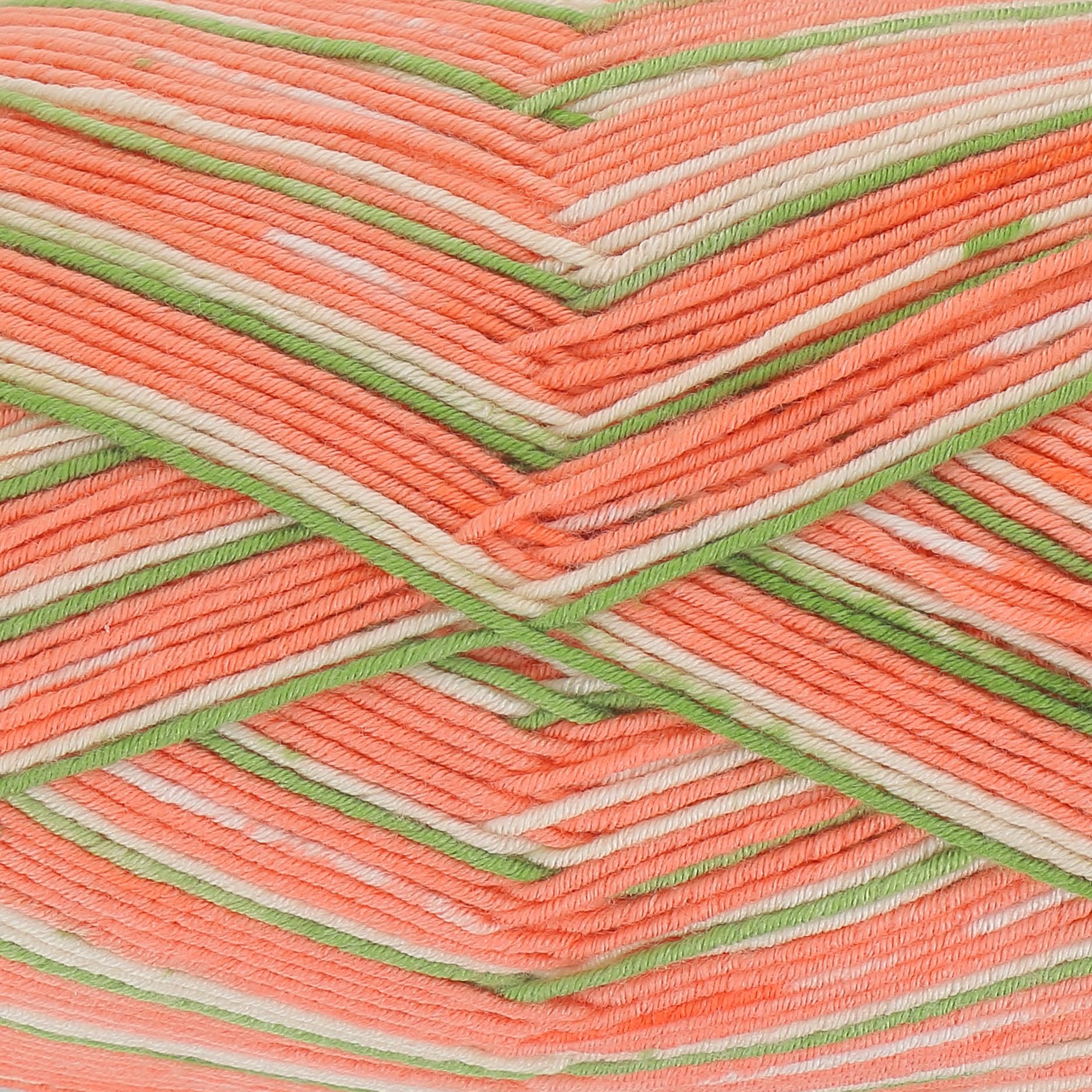 King Cole 2074912 Footsie 4Ply Cantaloupe Yarn - 430M, 100g