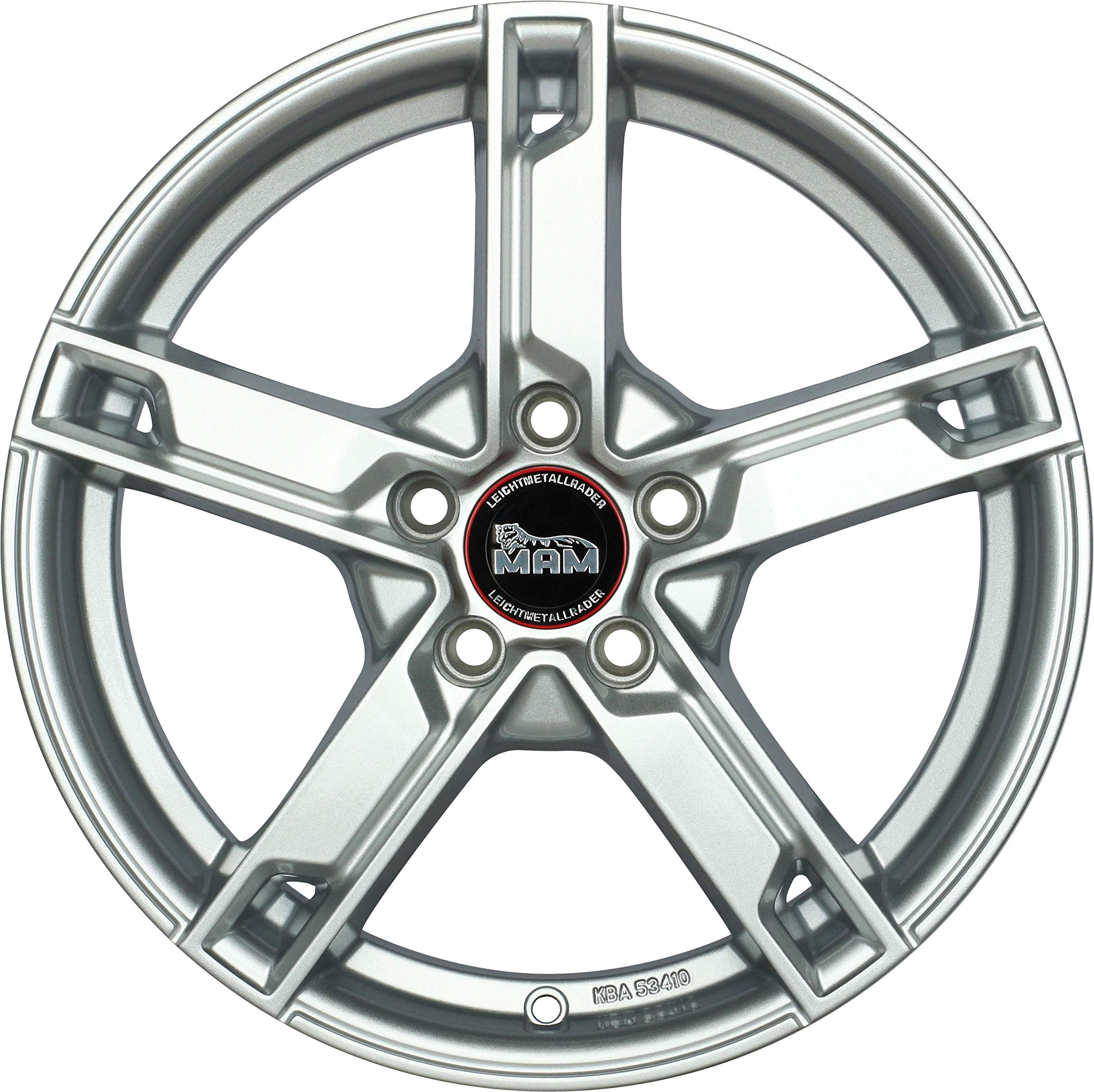 MAMW4 7JX17 4/108 ET20 65.1 Silver Paintd felgi aluminiowe