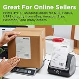 DYMO LabelWriter 5XL Label Printer, Automatic Label Recognition, Prints Extra-Wide Shipping Labels (UPS, FedEx, USPS) from Amazon, Ebay, Etsy, Poshmark, and More, Perfect for Ecommerce Sellers – view 3