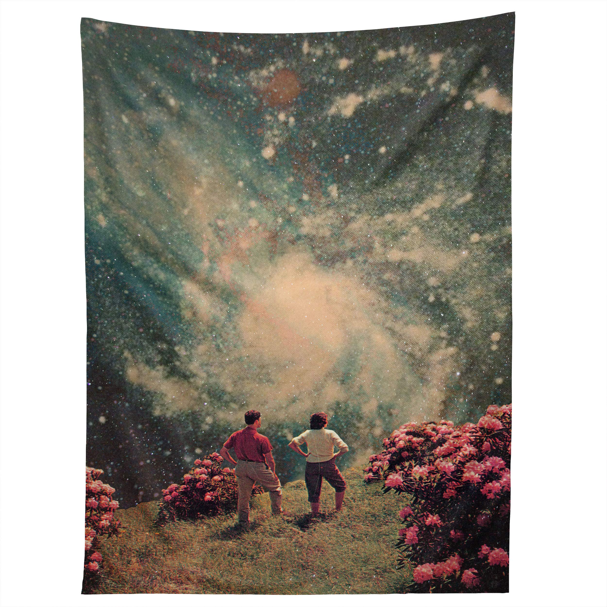Society6 Frank Moth There Will Be Light In The End Tapestry, 60" X 80", Multi