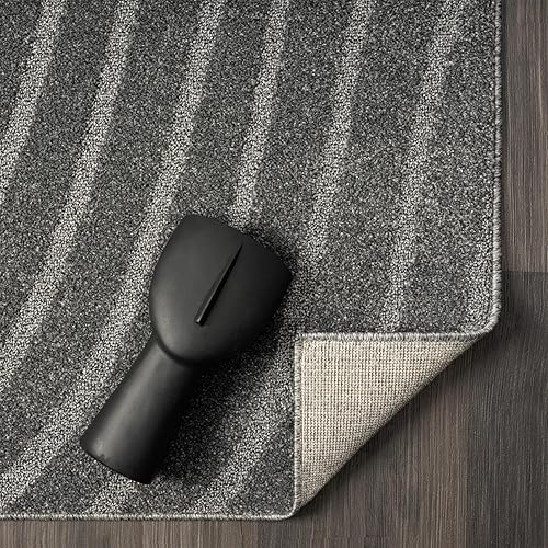 Miniatura 7 de LUXE WEAVERS Alfombra moderna geométrica ondulada azul 9x12